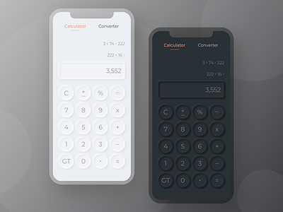 UI Challenge Day 4 app app design calculator daily ui dailyui dark ui darkmode lightmode minimalist mobile app mobile design mobile ui moblie modern ui ux