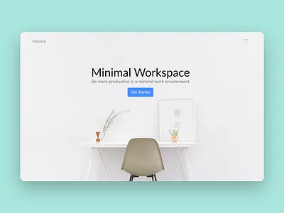 Minimal Bloc design gui interface ui web design website