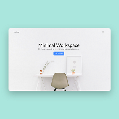 Minimal Bloc design gui interface ui web design website