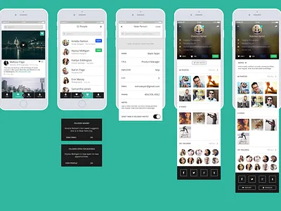 Folodex UX Continued app branding ux design