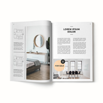 Magazine Design Apartment brochure brochure design creative creativity design designer graphic design magazine magazine design minimal modern typography