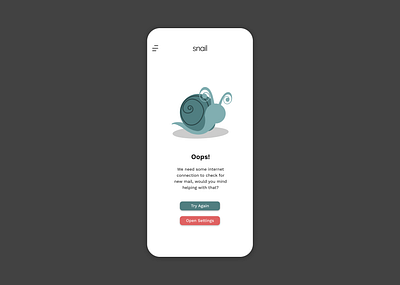 008_404 Screen 404 screen app design clean color dailyui error screen flat illustration ios minimalist mobile ui ui ux vector