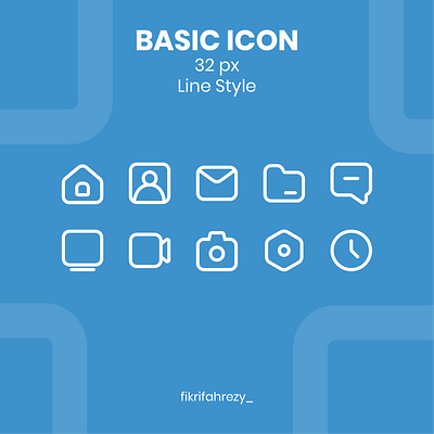 Icon 32px Line Basic icon icon design icon set iconography icons illustration vector