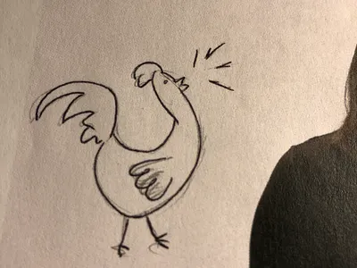 Chicken doodle