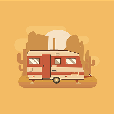 100 Days of Vector - RV 100daysofvector illustration vector