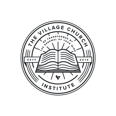 The Village Church Institute Seal academic academics design illustration institute seal the village church