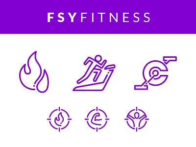 FSY Fitness Icons gym icons