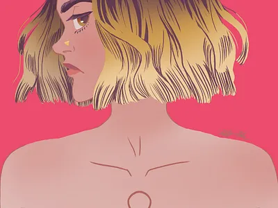 Nude Bust feminist flat illustration woman woman portrait