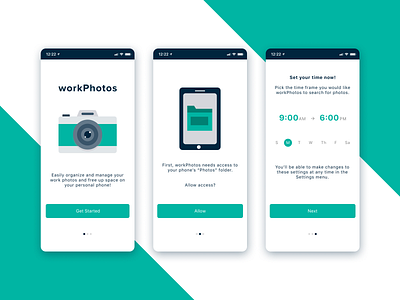 workPhotos Onboarding Screen design figma figmadesign onboarding onboarding screen photos ui