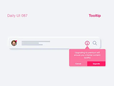 Daily UI 087 - Tooltip daily 100 challenge daily ui dailyui tooltip ui uidesign uiux ux