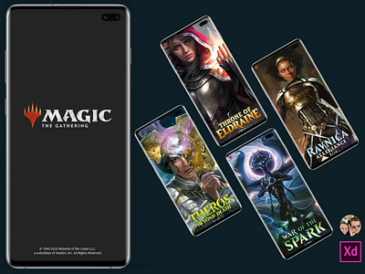 MTG Companion App app arena companion design gaming magic the gathering mobile mtg ui ux