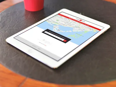 RealVision - Tablet app design location map onboarding real estate search ui ux web