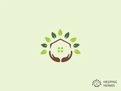 Helping home branding creative fashion giving home house icon identity lettermark logo logo designer logomark logos logotype mark modern organic treee treehouse logo typography