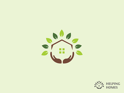 Helping home branding creative fashion giving home house icon identity lettermark logo logo designer logomark logos logotype mark modern organic treee treehouse logo typography
