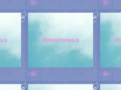 Generationals album album art design icon illustration logo music poster poster design typography vintage