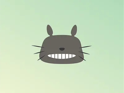 My Neighbor Totoro design flat illustration illustrator vector vector art vector artwork vector illustration