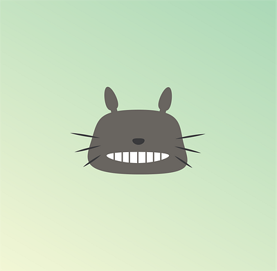 My Neighbor Totoro design flat illustration illustrator vector vector art vector artwork vector illustration