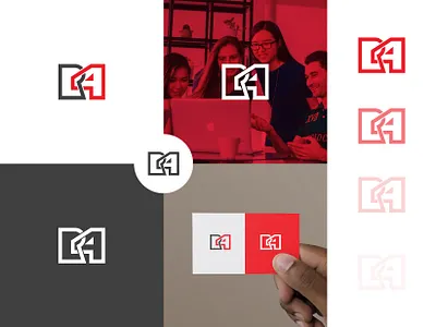 R4 branding creative design icon logo minimal minimalist symbol typography vector