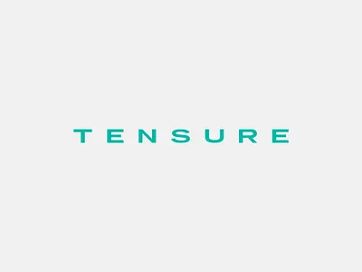 Tensure Final Logo Type benton sans branding cincinnati coding logo logotype simple tech typography ui