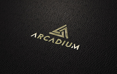 Arcadium Brand Identity arrow art branding branding and identity logo media production tech triangle vr