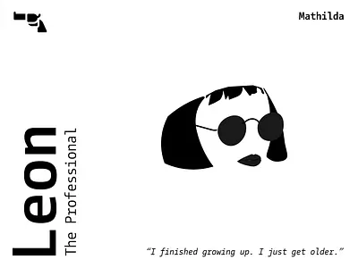 Leon The Professional Mathilda icon branding design icon illustration