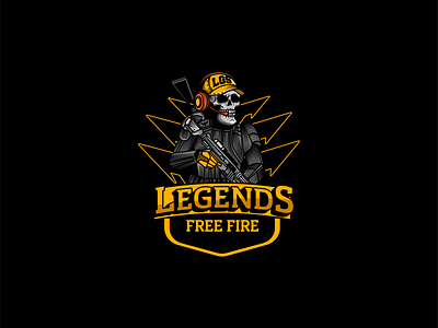 Legends Free Fire design illustration juego lgs logo logo design logotype shirt