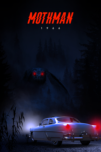 MOTHMAN art art book art direction branding creative desig design illustration matte painting photoshop typography