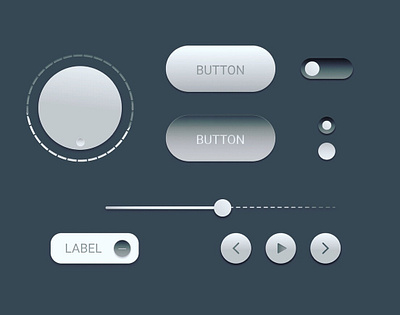 Button Practice app design ui ux vector