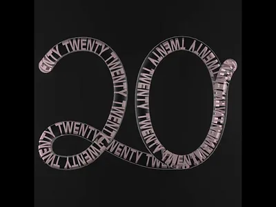 TwentyTwenty. adobe after effects animation arnold render behance c4d cinema4d design designer designer logo kinetictype kinetictypography motion motion art motion design motion graphics render typography