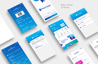 UI for E-money BayarInstan e money ecommerce payment ui ui design uidesign uiux ux design uxdesign
