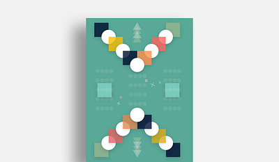 Abstract Poster Design abstract abstract art abstract design clean colours poster poster design simple ui