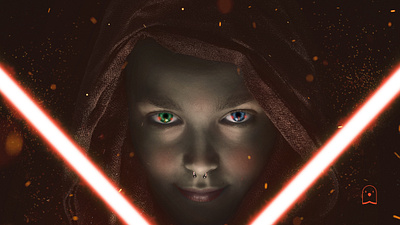 Sith Girl - Face of the Death art burn burning dark darth maul darth vader darthvader design fire girl lightsaber manipulate manipulating manipulation photoshop photoshop art saber sith star wars starwars