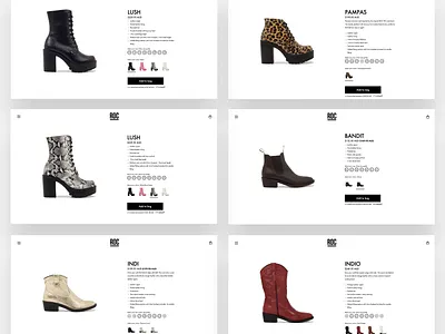 ROC Boots - Product Page australia ecommerce flux flux.agency melbourne product page shopify shopifyplus ui ux