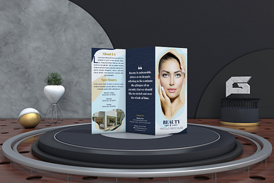 Beauty Spa Trifold Brochure agency brochure clean corporate creative dynamic event flyer luxury modern photography professional promo relaxation skincare