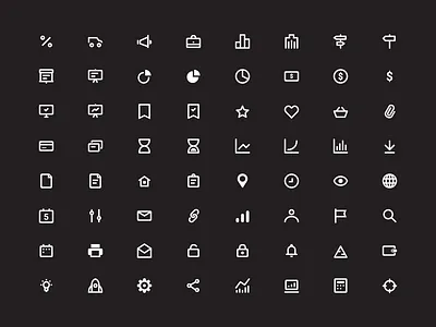 Business Icons Set adobexd business business cards demo design figma free icons invision outline pack set simple sketch