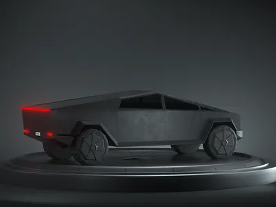 Cybertruck 3d car cinema4d cybertruck design elon mattblack octane render tesla