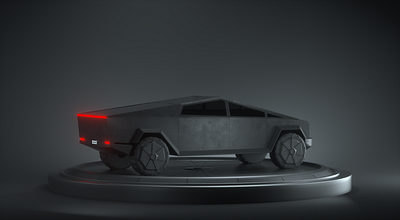 Cybertruck 3d car cinema4d cybertruck design elon mattblack octane render tesla