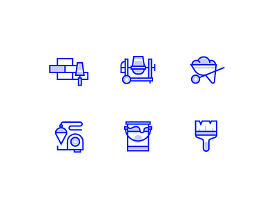 52iconsets Bricks bricks brush concrete icon icon sets iconography icons icons pack inktober52 lined paint symbol