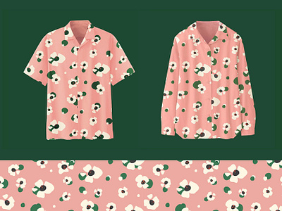 Satin & Stones Pattern Design and Illustration brand identity branding clothing design digital illustration fashion fashion brand fashion design flower graphic design green illustration pattern pink