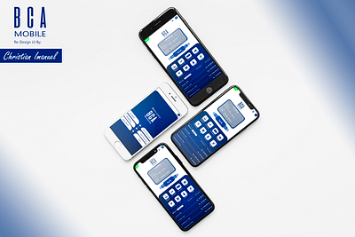 BCA mobile Re-Design UI bank app bca bca app mobile app mobile ui redesign