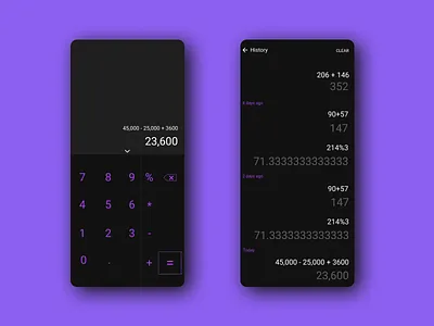 Calculator | Daily UI #004 004 app app design calculator calculator ui daily ui daily ui 004 dailyui dailyui004 dailyuichallenge debut ui user experience user interface userinterface