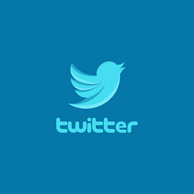 Twitter Logo (Unofficial) animals bird bussiness design logo icon logo design professional twitter vector