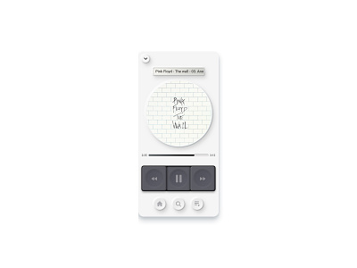Neumorphic Music Player 2