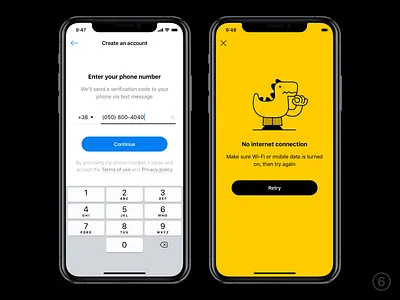 No internet connection account adobe illustrator cc app banking error icons interface ios message mobile sign up sketch ui ux