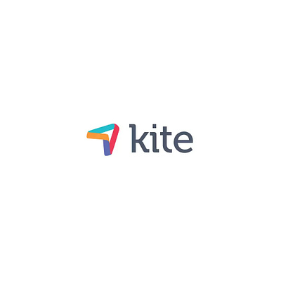 kite arrow branding colorful colors directions kite logo logo design navigation