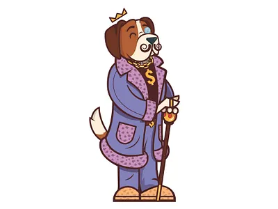 Character Mascot adobe illustrator brand cartoon cartoon character cartoon design character character design dog illustration mascot vector