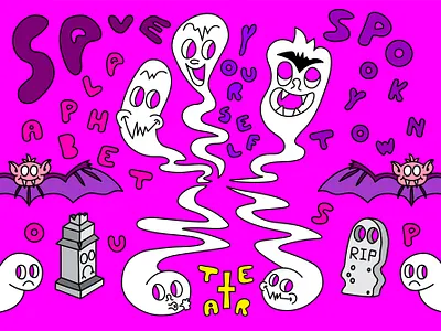 Spooky Town 1930 1930s adobe adobe illustrator adobe illustrator cc adobe photoshop art cartoon cartoon character cartoons design disney illustration vector