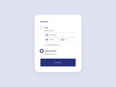 Payment Method UI Design payment method payment method design payment method ui ui ui component ui design ui design daily ui pattern ux ux design