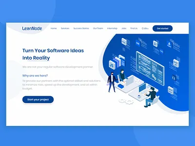 Lean Node Website agency agency branding agency web design agency website branding design company website dribbble best shot graphic design illustration art illustrations landing page design product design software company software house ui ux design user experience design user interaction user interface design visual design web ui design