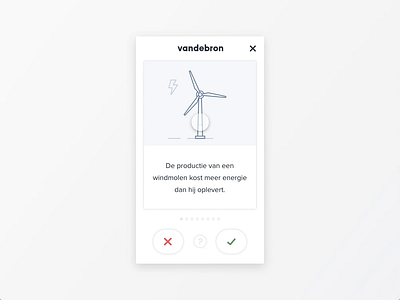 Vandebron - Feit of fabel campaign campagne energy illustraion mobile swipe ux